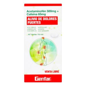 Acetaminofen 500 mg + Cafeina 65 mg