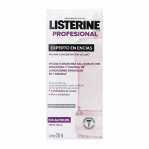 listerine enjuague bucal profesional para mal aliento