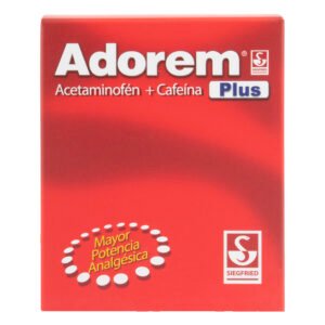 Adorem Plus acetaminofén y cafeína