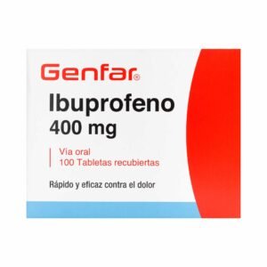 Ibuprofeno 400 Mg 100 Tabletas