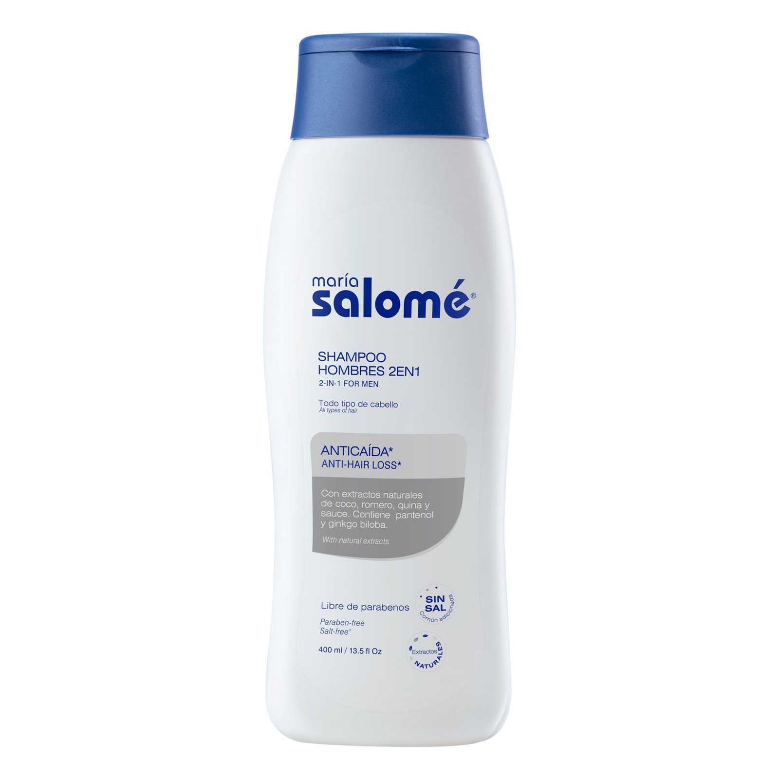 Shampoo María Salome Hombres 2 en 1