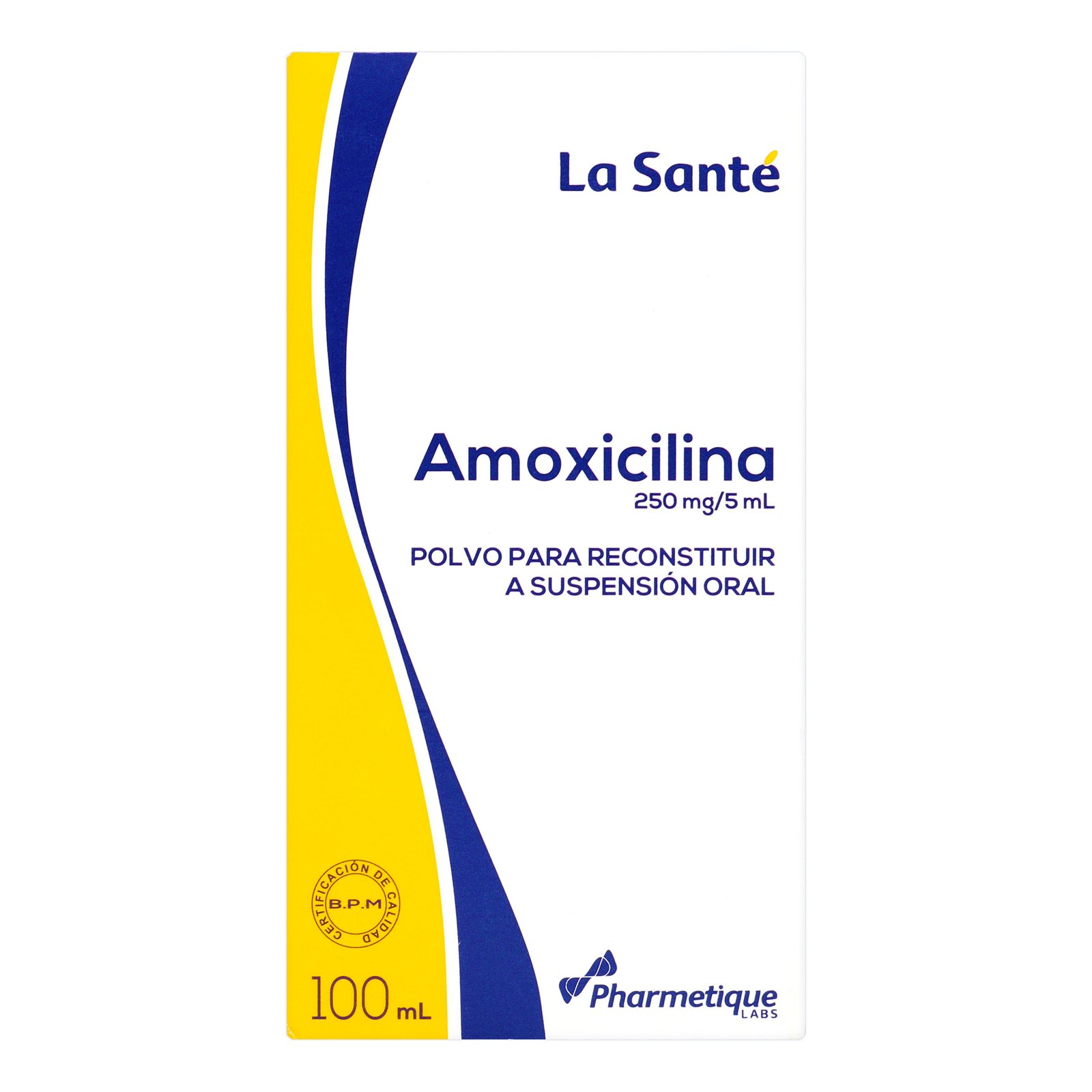 Amoxicilina Suspensión Oral 250 mg / 5 ml x 100 ml