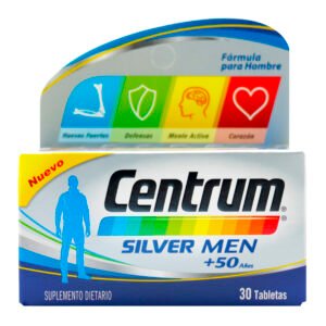 Centrum Silver Men +50 Años x 30 tabletas