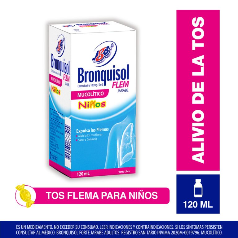 Bronquisol Flem Niños x 120 ml - Drogueria Nueva