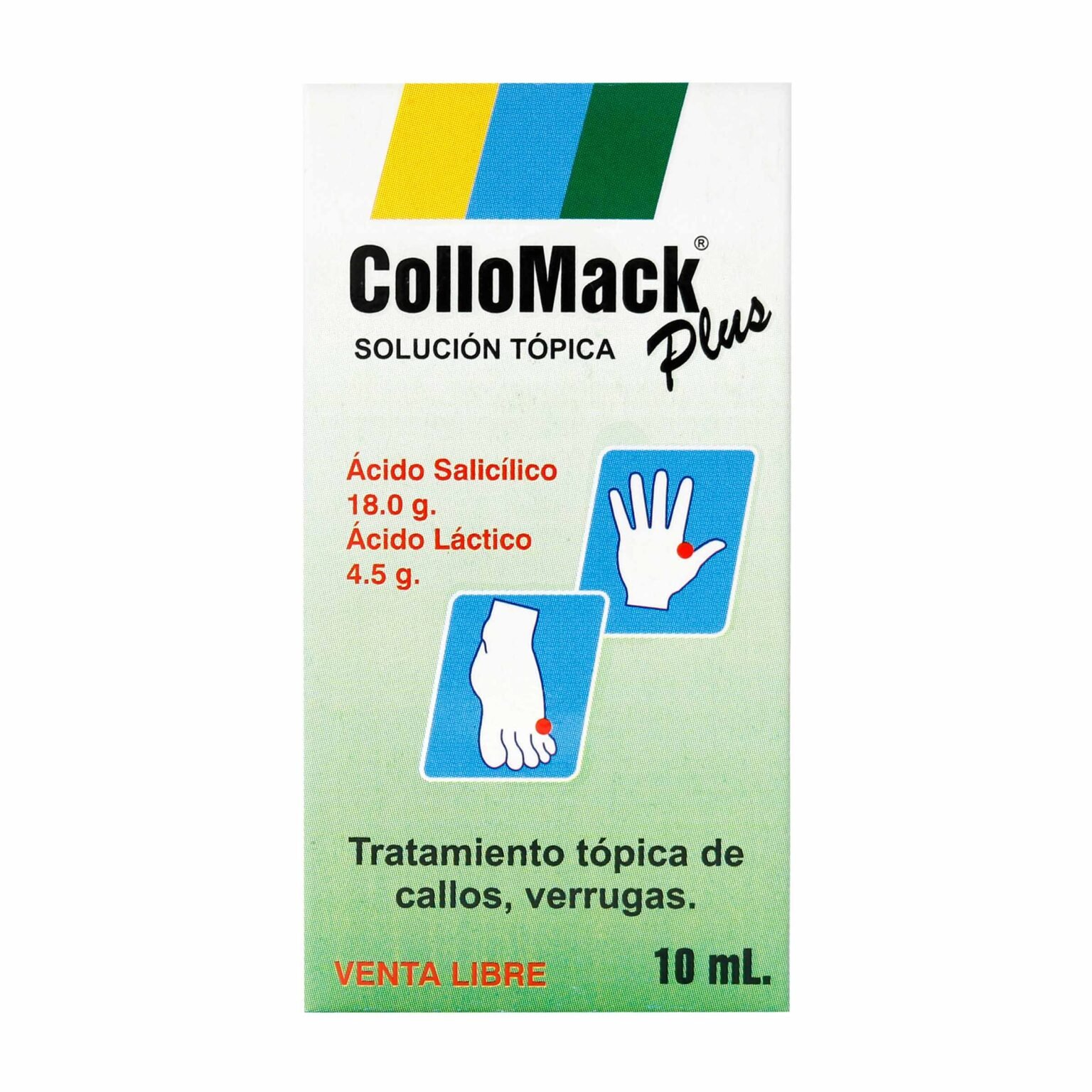 ColloMack Plus Solución Tópica x 10 mL | Tratamiento de callos y ...