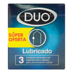 Condones Duo Lubricado x 3