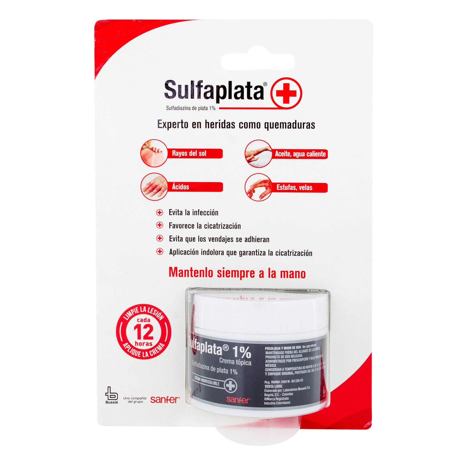 Sulfaplata Crema 1% x 30 g