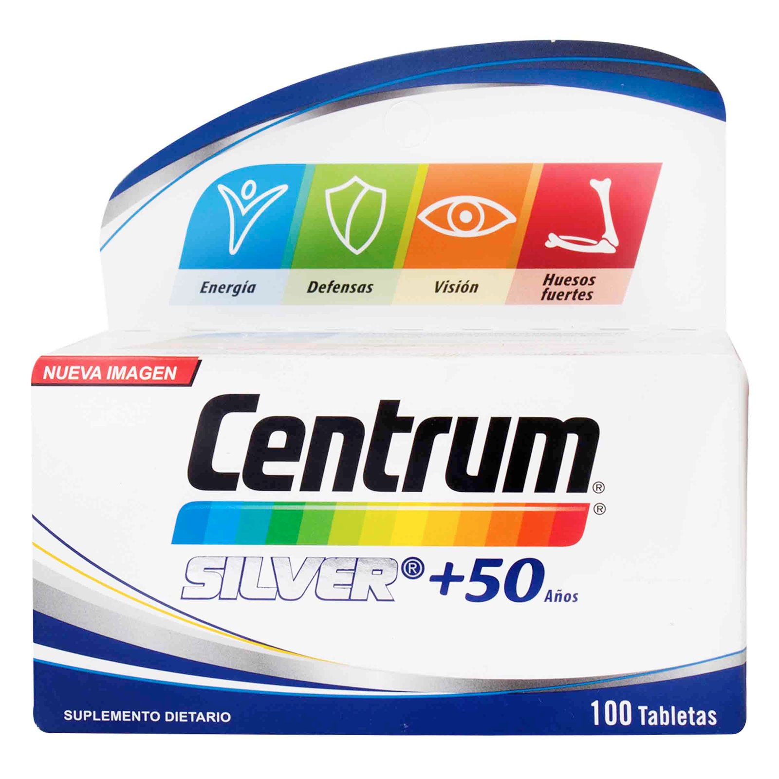 Centrum Silver +50 Años x 100 tabletas
