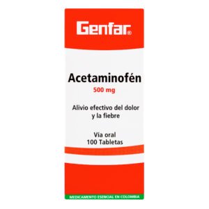 Acetaminofén 500 Mg