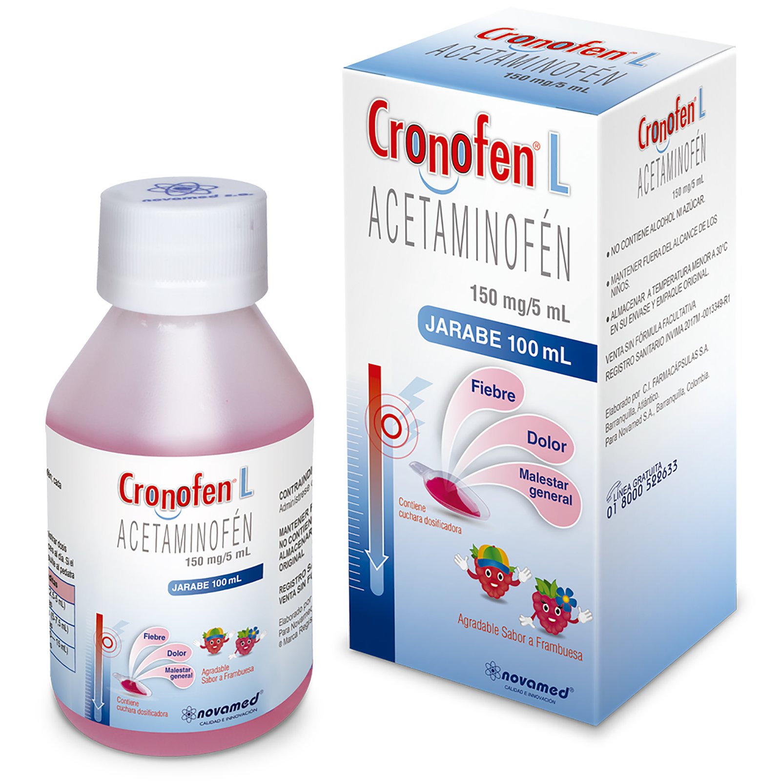 Cronofen L Jarabe 150 mg/5 ml