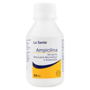 Ampicilina Suspensión Oral 250 mg / 5 ml x 60 ml