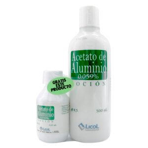 Acetato de Aluminio LICOL Loción 500 ml + 120 ml Gratis