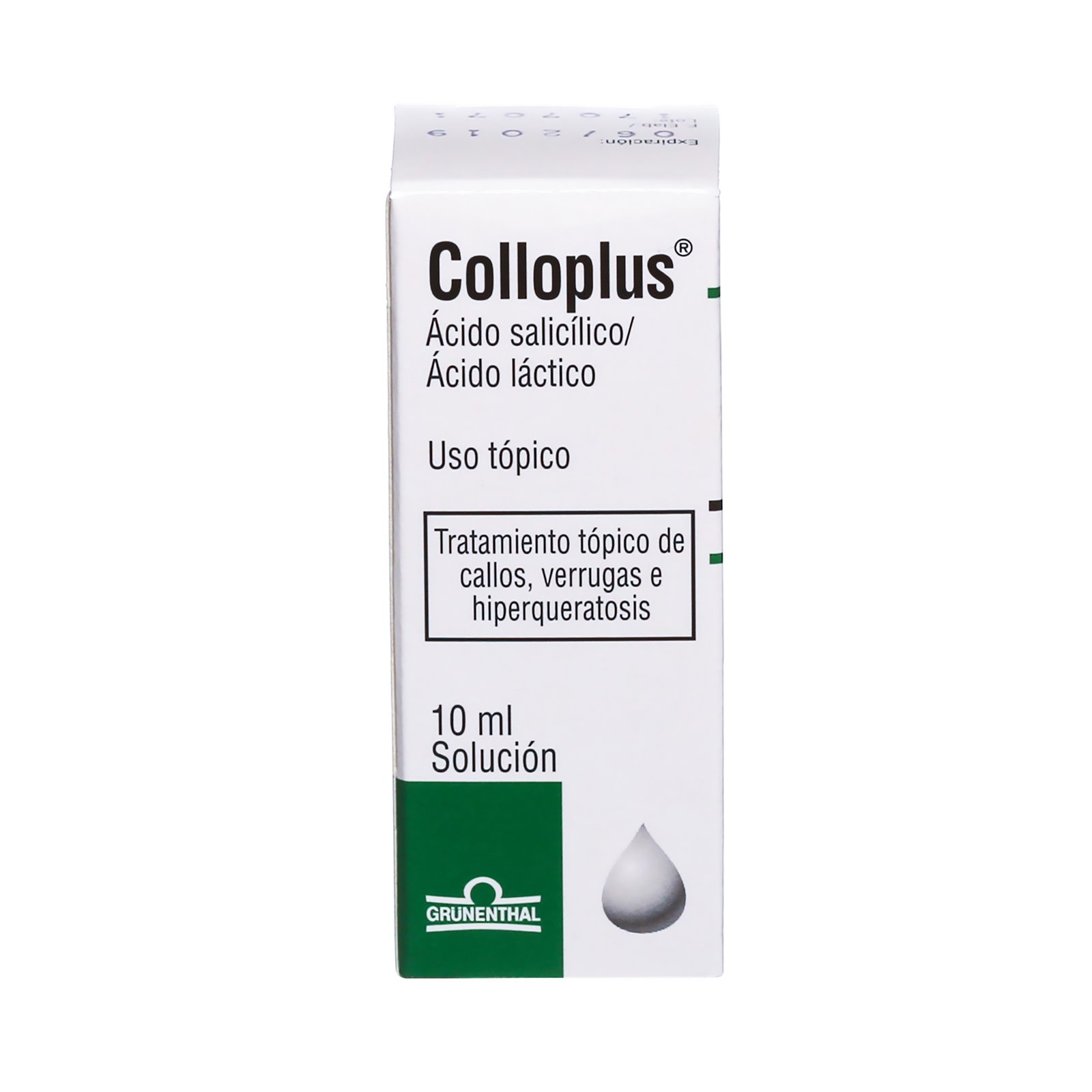 Colloplus Solución x 10 ml | Tratamiento eficaz de callos, verrugas - Imagen 2