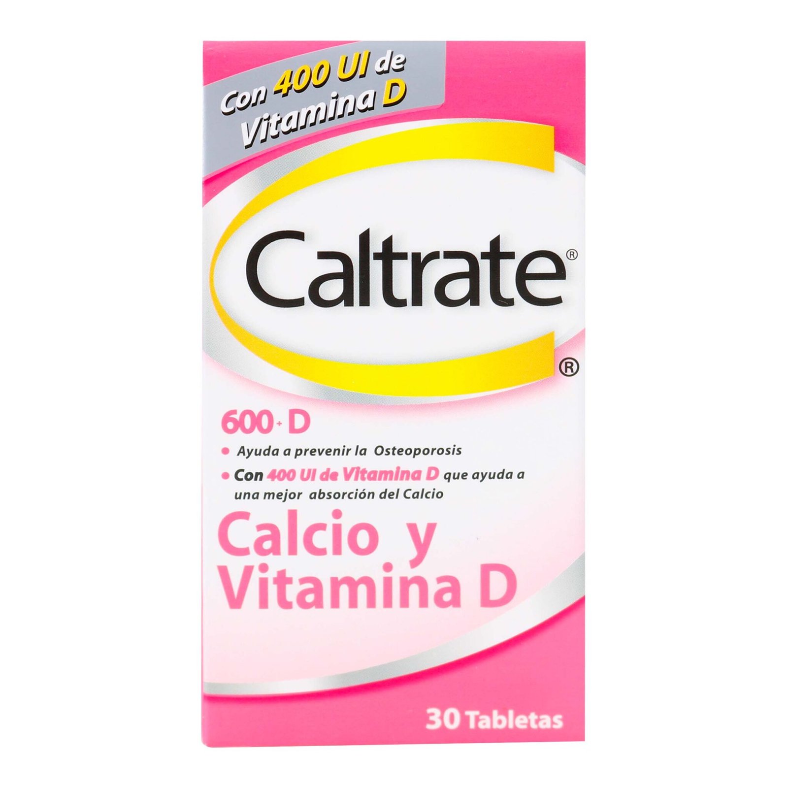 Caltrate 600+D x 30 tabletas | Calcio con Vitamina D - Drogueria Nueva