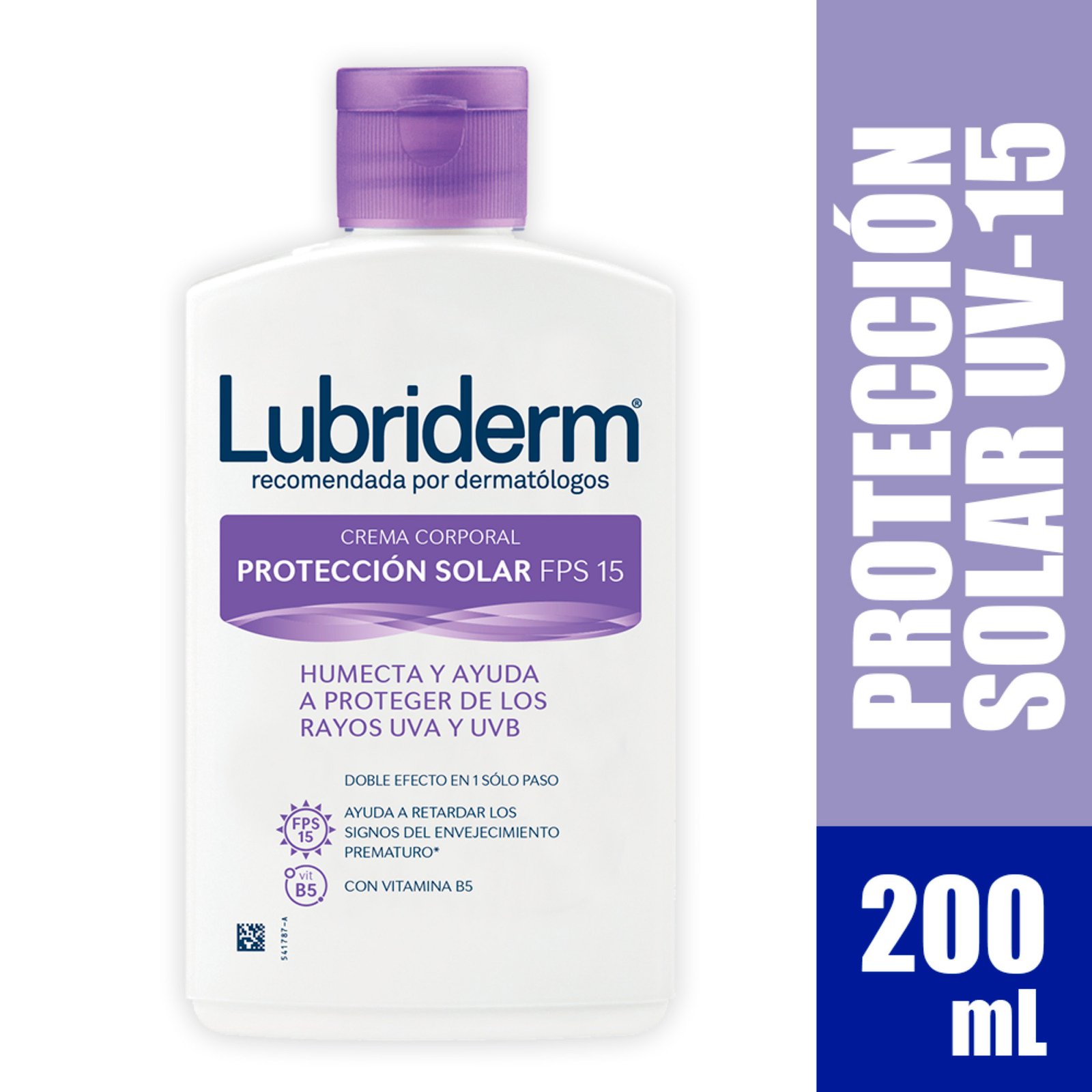 Lubriderm Protección Solar FPS15 x 200 Ml
