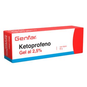 Ketoprofeno 2,5 % Genfar Gel Tópico x 60 g