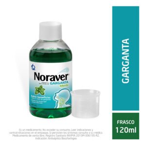 Noraver Garganta Menta Repuesto x 120 ml
