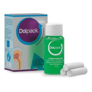 Dolpack Solución Bucal Tópica 8 mL + 3 Rollos Dentales