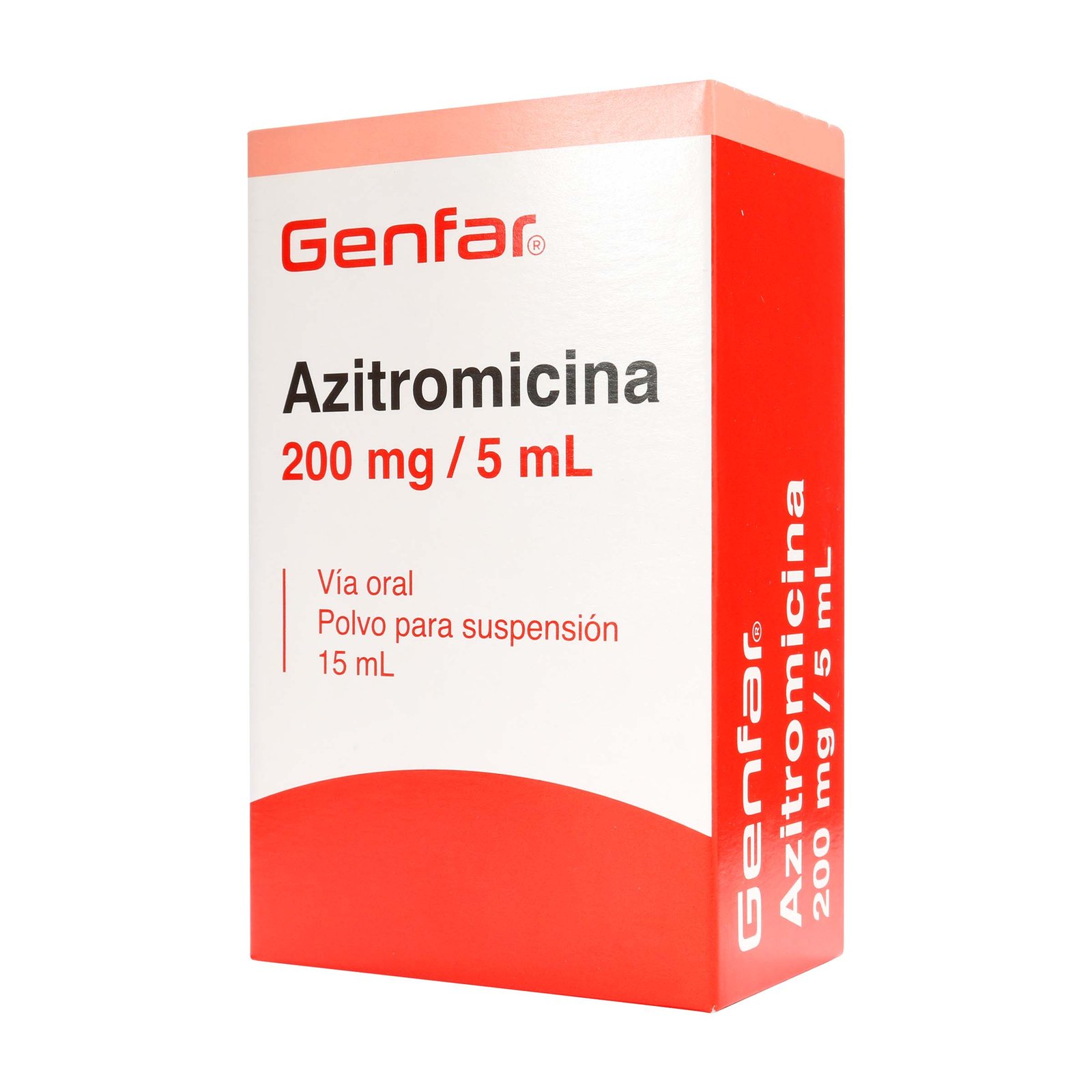 Azitromicina Suspensión Oral 200 mg / 5 ml x 15 ml - Imagen 2