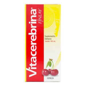 Vitacerebrina FINLAY Jarabe 180ml | Suplemento dietario sabor cereza