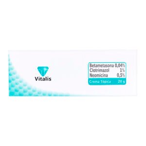 Vitalis Crema Tópica combina Betametasona, Clotrimazol y Neomicina