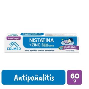Nistatina + Óxido de Zinc Crema 60g | Antifúngico y protector cutáneo