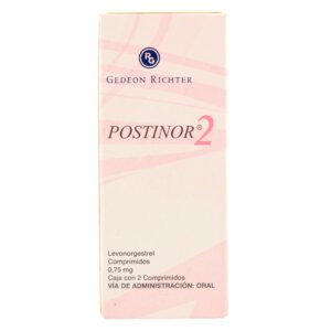 Postinor 2 – Anticonceptivo de emergencia con Levonorgestrel 0.75 mg
