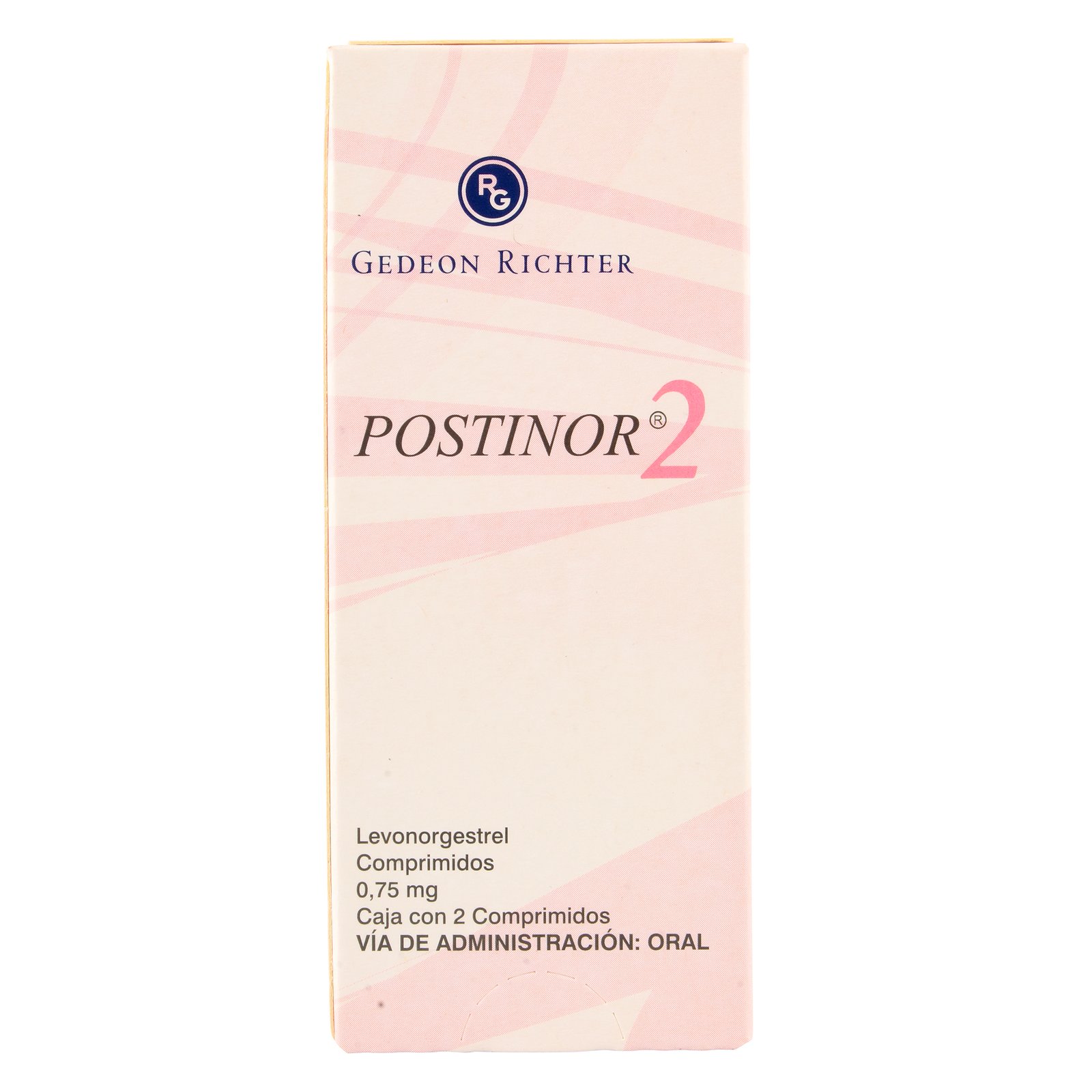 Postinor 2 – Anticonceptivo de emergencia con Levonorgestrel 0.75 mg