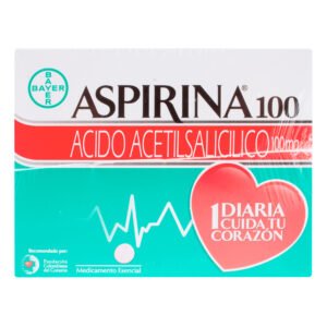 Aspirina 100mg blister x 28 tabletas