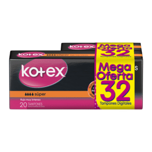 Kotex Tampones Digitales Súper x32