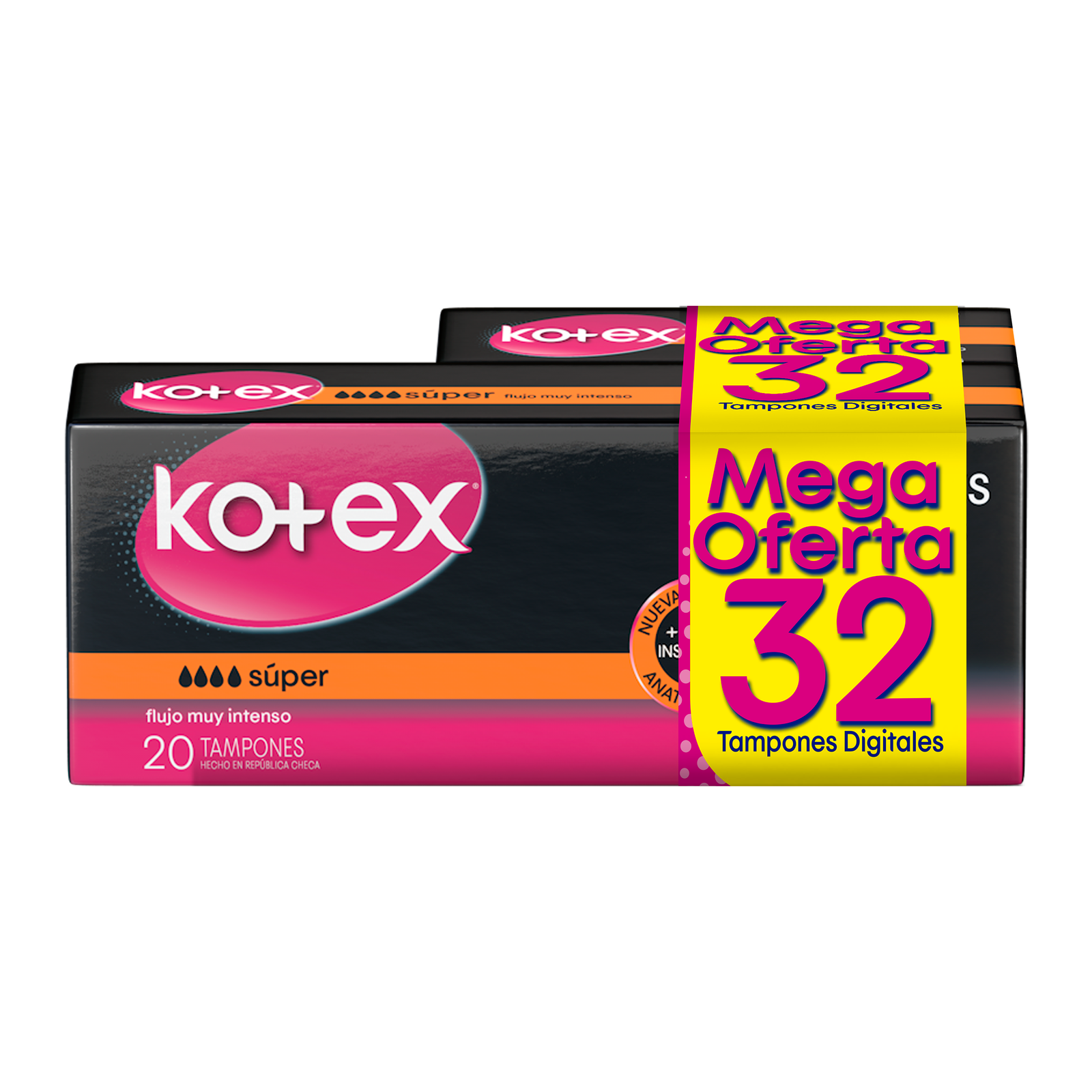 Kotex Tampones Digitales Súper x32