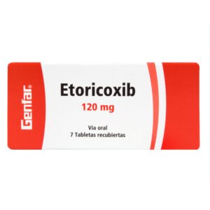 Etoricoxib 120 mg 7 tabletas