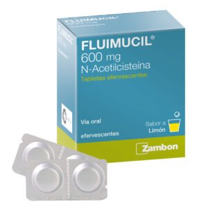 Fluimucil 600mg Tabletas Efervescentes