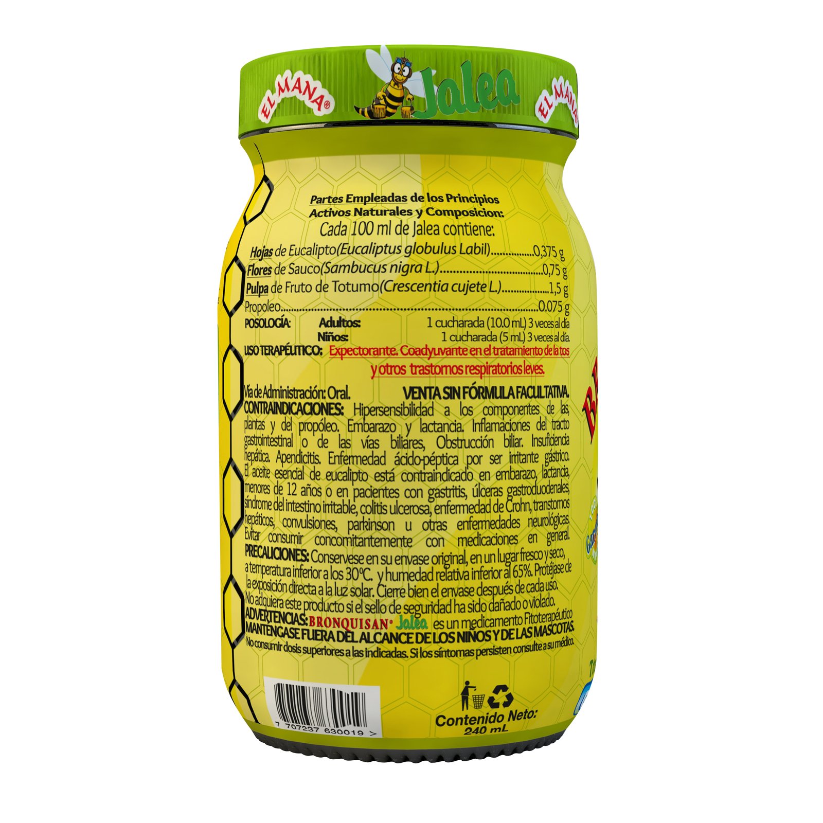 Bronquisan Kids El Mana 240ml | Bienestar respiratorio infantil - Imagen 2