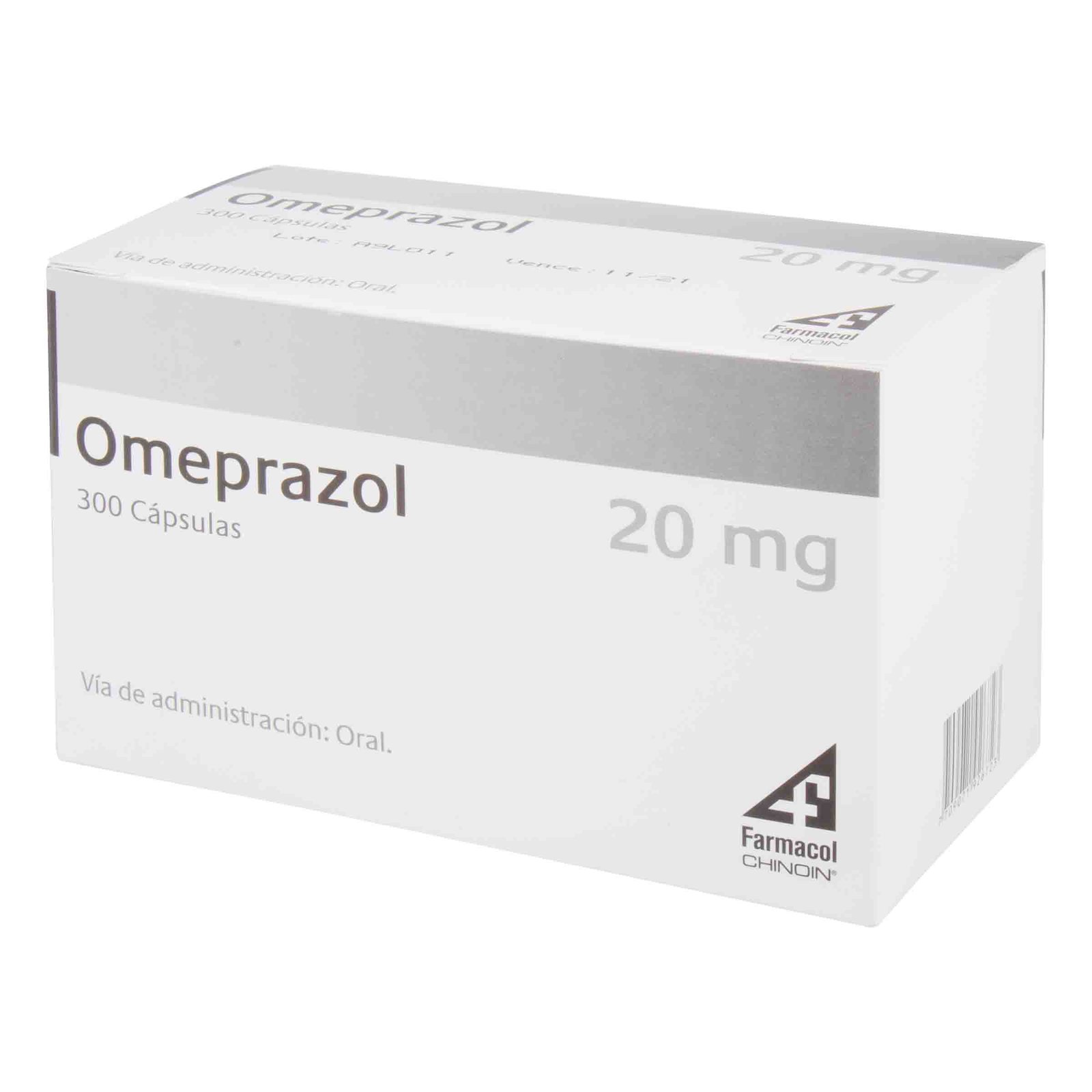 Omeprazol 20mg x300 cápsulas