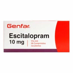 Escitalopram 10 mg x 28 comprimidos Genfar