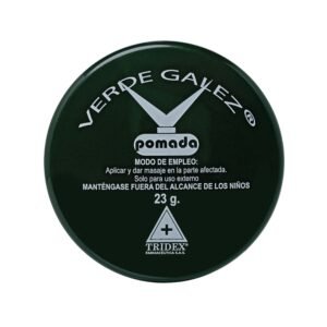 Verde Galez Pomada 23g | Pomada tópica para masaje y alivio muscular