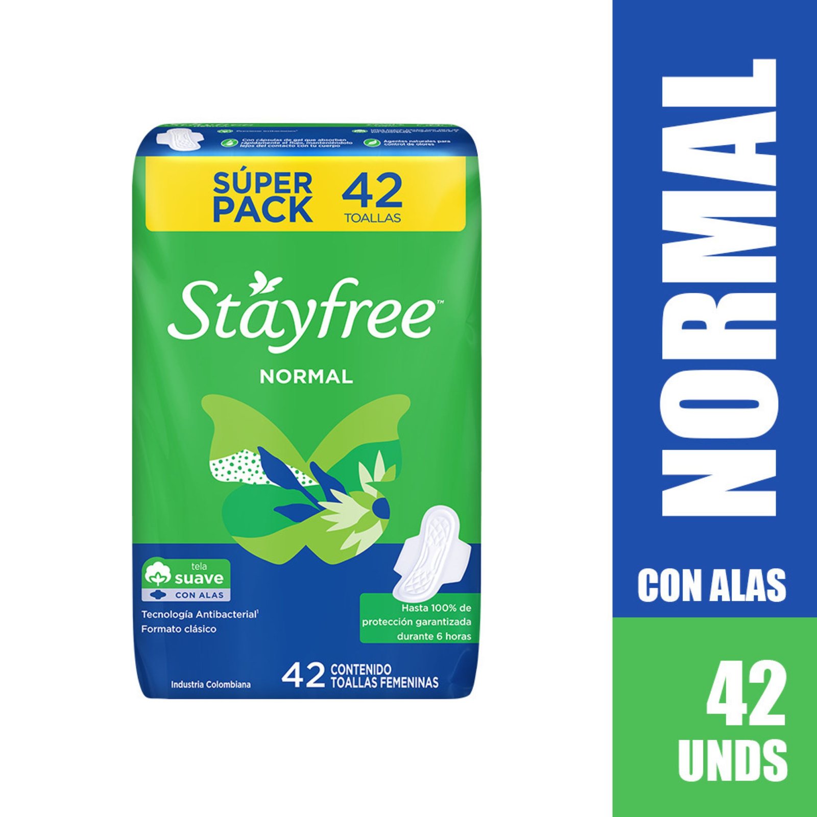 Toalla StayFree con Alas x 42